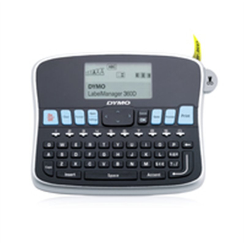 Dymo LabelManager 360D - QWERTY - D1 - Thermal transfer - 180 x 180 DPI - 12 mm/sec - Wired Dymo LabelManager 360D - QWERTY - D1 - Thermal transfer - 180 x 180 DPI - 12 mm/sec - Wired