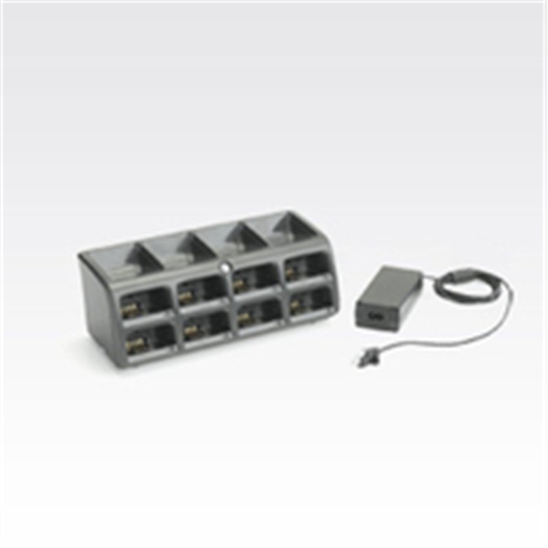 Zebra Motorola 8-Slot Battery Charger Kit - Black - RS507