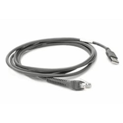 Zebra CBA-U21-S07ZBR - Black - 2.1 m - USB - EAS - Male - Male