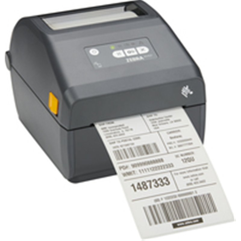 Zebra ZD421 - Thermal transfer - 300 x 300 DPI - 305 mm/sec - Wired & Wireless - Black - Grey