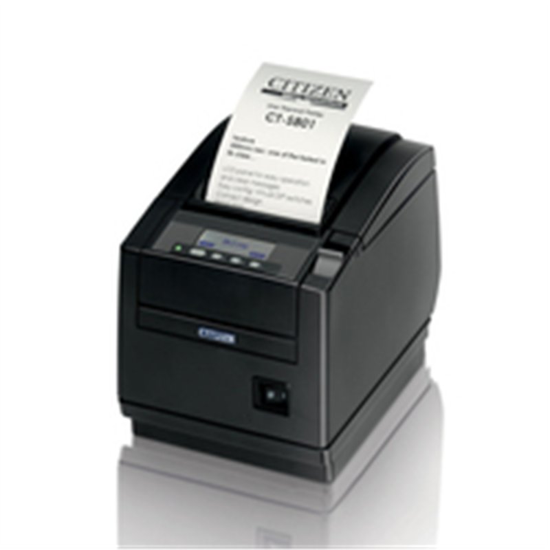Citizen CT-S801II - Direct thermal - POS printer - 203 x 203 DPI - 300 mm/sec - 1.5 x 3 mm - Katakana - PC437 - PC850 - PC858 - 
