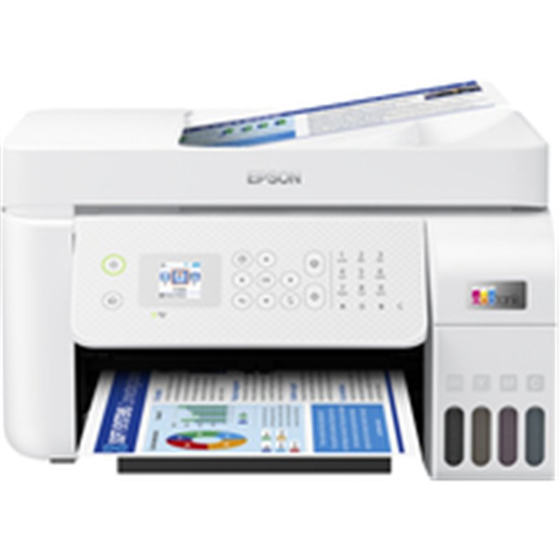 Epson EcoTank L5296 - Inkjet - Colour printing - 5760 x 1440 DPI - A4 - Direct printing - White