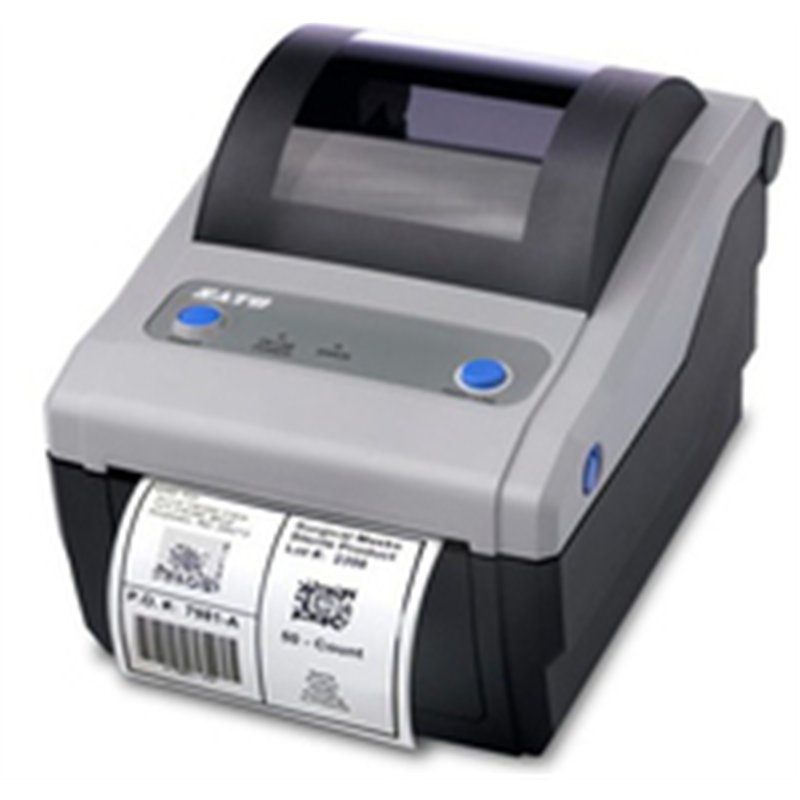 SATO CG408DT - Direct thermal - 203 x 203 DPI - 100 mm/sec - Wired - Black - Grey