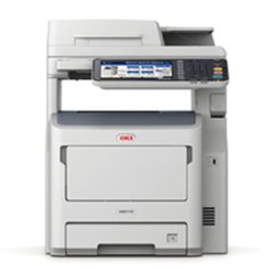 OKI MB770dn - LED - Mono printing - 1200 x 1200 DPI - A4 - Direct printing - Grey - White