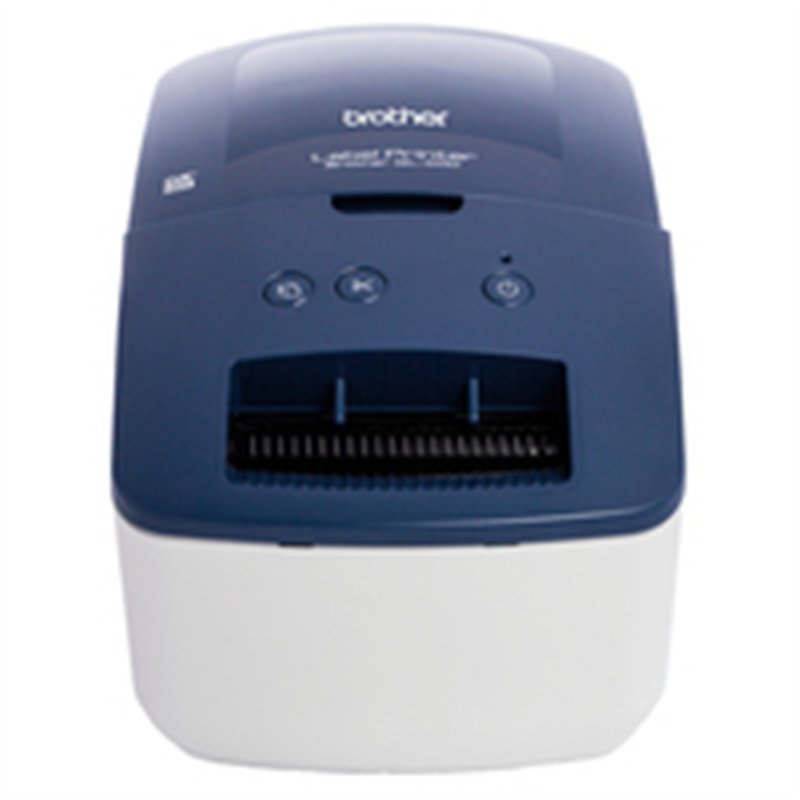 Brother QL-600B - DK - Direct thermal - 300 x 600 DPI - 71 mm/sec - Wired - Blue - White