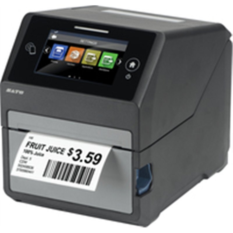 SATO CT4-LX - Direct thermal / Thermal transfer - POS printer - 305 x 305 DPI - 6 ips - 0.08 - 0.19 µm - 12.8 cm SATO CT4-LX - Direct thermal / Thermal transfer - POS printer - 305 x 305 DPI - 6 ips - 0.08 - 0.19 µm - 12.8 cm