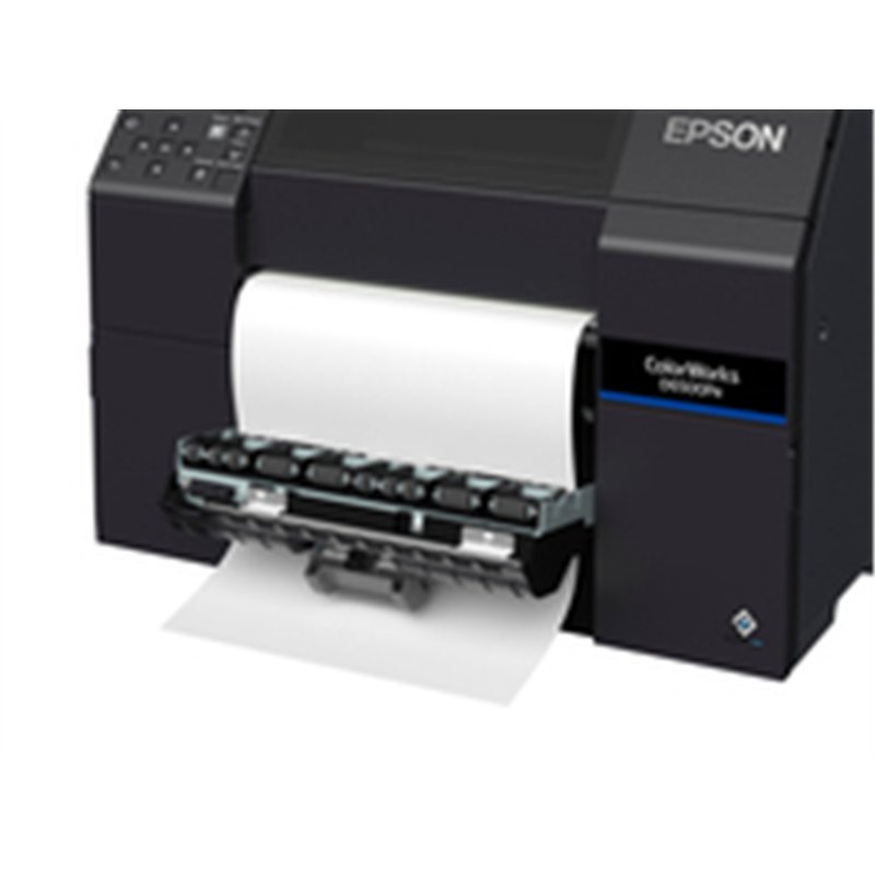 Epson ColorWorks D6500 dye ink Peeler Disp. USB Ethernet schwarz - Label Printer - Inkjet
