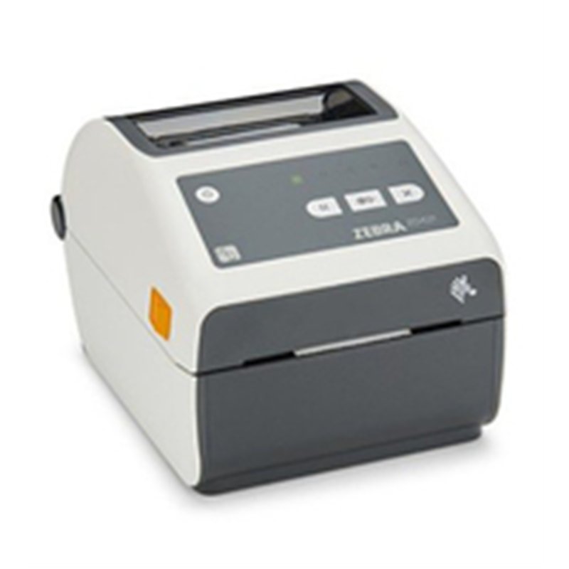 Zebra ZD421D - Direct thermal - 203 x 203 DPI - 152 mm/sec - Wired & Wireless - Grey - White