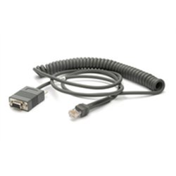 Zebra Motorola RS232 Cable - 2.7 m - DB-9 - RS-232 - Grey