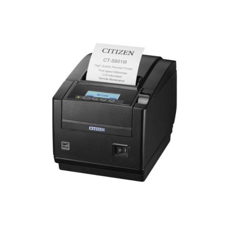 Citizen CT-S801III Thermal Printer USB+ Option - POS printer - Thermal Transfer