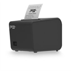Custom P3L PAP REDUCT ETH USB 232 BLACK WW (Includes kit of paper guides) - POS printer - Thermal Transfer
