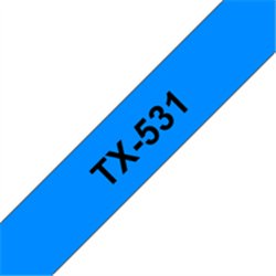 Brother TX-531 - Black on blue - TX - China - 1.2 cm - 15.4 m - 23 mm