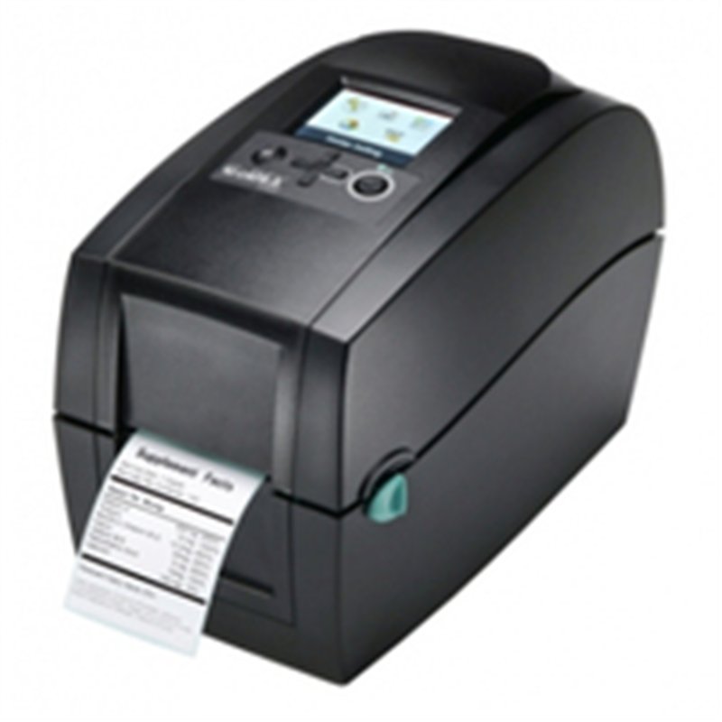 GoDEX RT230i - Direct thermal / Thermal transfer - 300 x 300 DPI - 127 mm/sec - Wired - Black