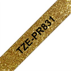 Brother TZE-PR831 - Black on gold - TZe - Black - Thermal transfer - China - Brother
