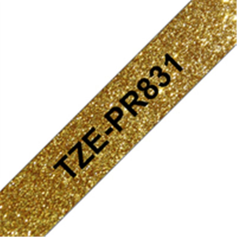 Brother TZE-PR831 - Black on gold - TZe - Black - Thermal transfer - China - Brother