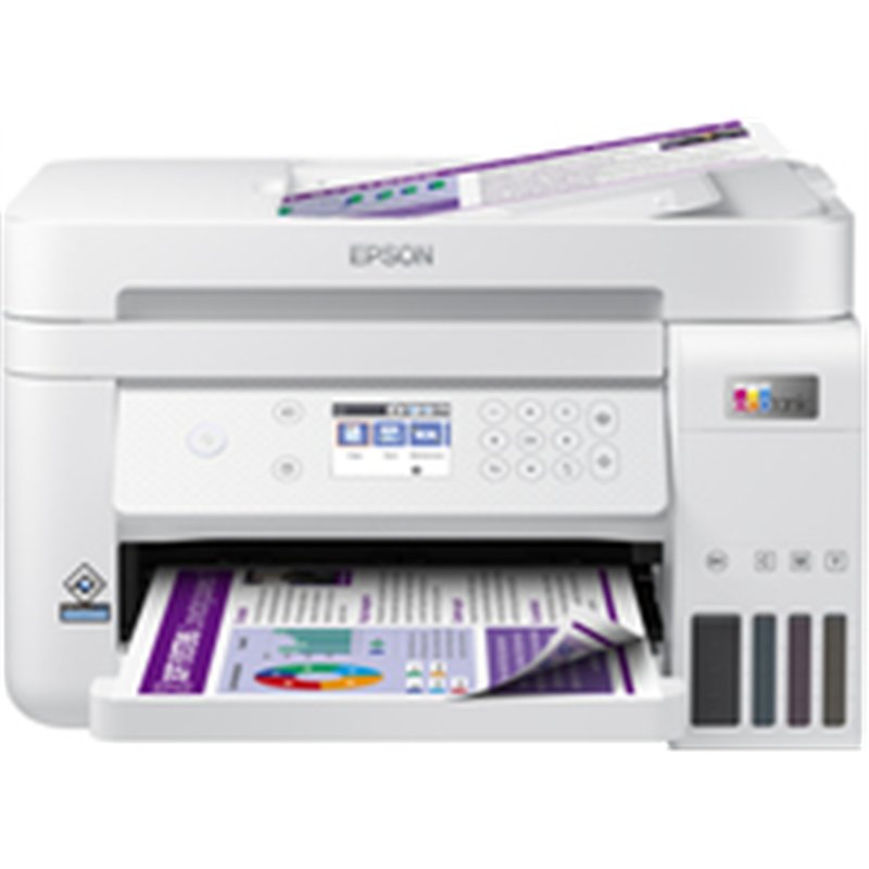 Epson EcoTank L6276 - Inkjet - Colour printing - 4800 x 1200 DPI - A4 - Direct printing - White