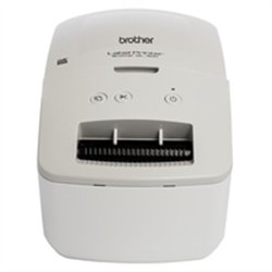 Brother QL-600G - DK - Direct thermal - 300 x 600 DPI - 71 mm/sec - Wired & Wireless - Grey - White