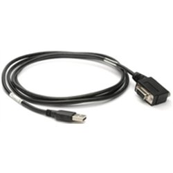 Zebra Motorola Synapse Cable 25-58923-01R - Black - 1.83 m - USB - 9-pin - Male/Female - Male
