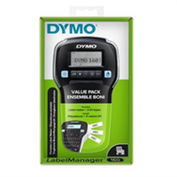 Dymo LabelManager 160 Starter-Set m. 3 D1-Baender 12mm Qwertz - Label Printer