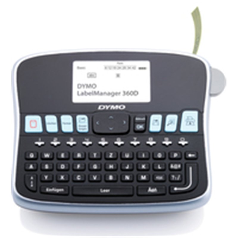 Dymo LabelManager ™ 360D QWZ - QWERTZ - D1 - Thermal transfer - 180 x 180 DPI - 12 mm/sec - Wired Dymo LabelManager ™ 360D QWZ - QWERTZ - D1 - Thermal transfer - 180 x 180 DPI - 12 mm/sec - Wired
