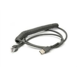 Zebra CBA-UF6-C12ZAR - Black - 3.6576 m - USB A - RJ-45 - 1 pc(s)