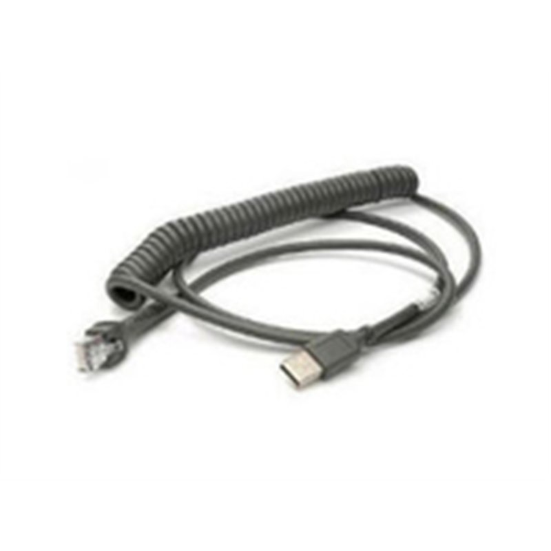 Zebra CBA-UF6-C12ZAR - Black - 3.6576 m - USB A - RJ-45 - 1 pc(s)