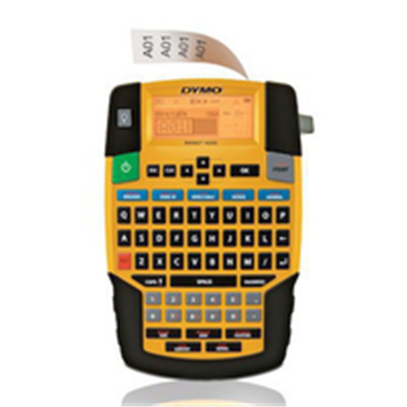 Dymo RHINO 4200 - AZERTY - Lithium-Ion (Li-Ion) - Black - Yellow