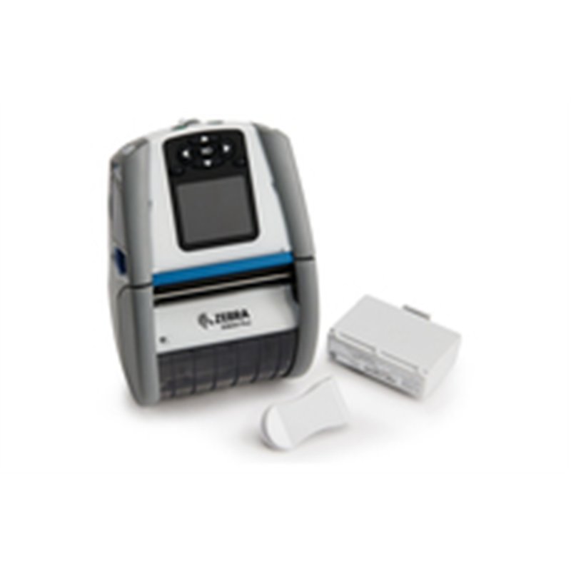 Zebra ZQ620 Plus - Direct thermal - 203 x 203 DPI - 115 mm/sec - Wired & Wireless - Lithium-Ion (Li-Ion) - Grey