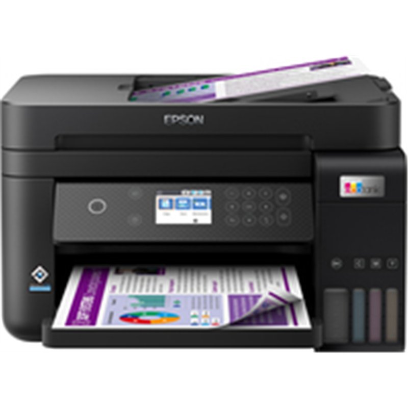 Epson EcoTank ET-3850 - Inkjet - Colour printing - 4800 x 1200 DPI - A4 - Direct printing - Black Epson EcoTank ET-3850 - Inkjet - Colour printing - 4800 x 1200 DPI - A4 - Direct printing - Black