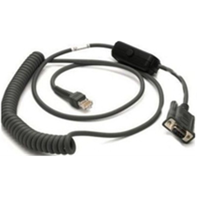 Zebra Motorola CBA-R31-C09ZAR - Black - 2.8 m - RS232 - Motorola LI2208 Zebra Motorola CBA-R31-C09ZAR - Black - 2.8 m - RS232 - Motorola LI2208
