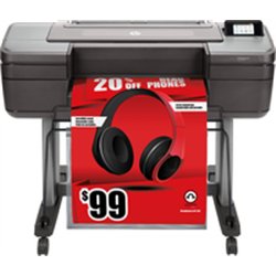 HP Designjet Z6 24-in PostScript Printer - Inkjet - 2400 x 1200 DPI - CALS G4 - HP-GL/2 - HP-RTL - PDF 1.7 - PostScript 3 - TIFF