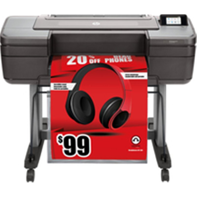 HP Designjet Z6 24-in PostScript Printer - Inkjet - 2400 x 1200 DPI - CALS G4 - HP-GL/2 - HP-RTL - PDF 1.7 - PostScript 3 - TIFF