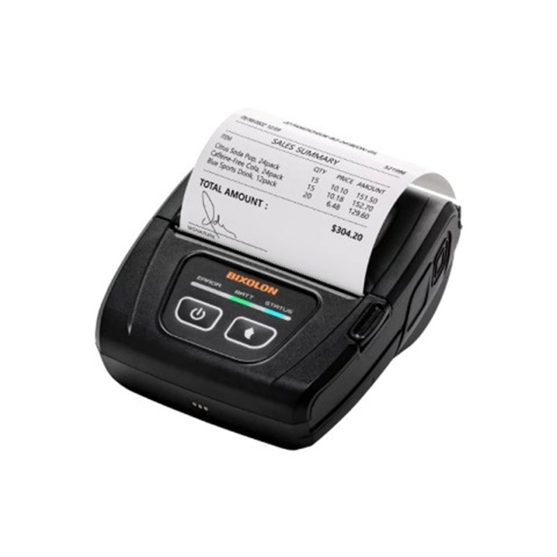 BIXOLON SPP-C300 3in DT Mobile Printer Compact USB Bluetooth iOS 80mm/sec 203dpi 1D/2D 3 - Printer - Thermal Transfer BIXOLON SPP-C300 3in DT Mobile Printer Compact USB Bluetooth iOS 80mm/sec 203dpi 1D/2D 3 - Printer - Thermal Transfer