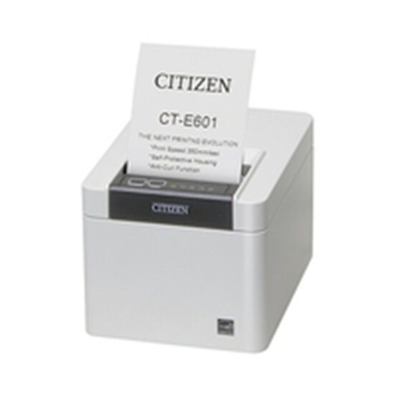 Citizen CT-E601 - Direct thermal - POS printer - 203 x 203 DPI - 350 lps - 1.5 x 3 mm - Katakana,PC437,PC850,PC858,PC860,PC863,T